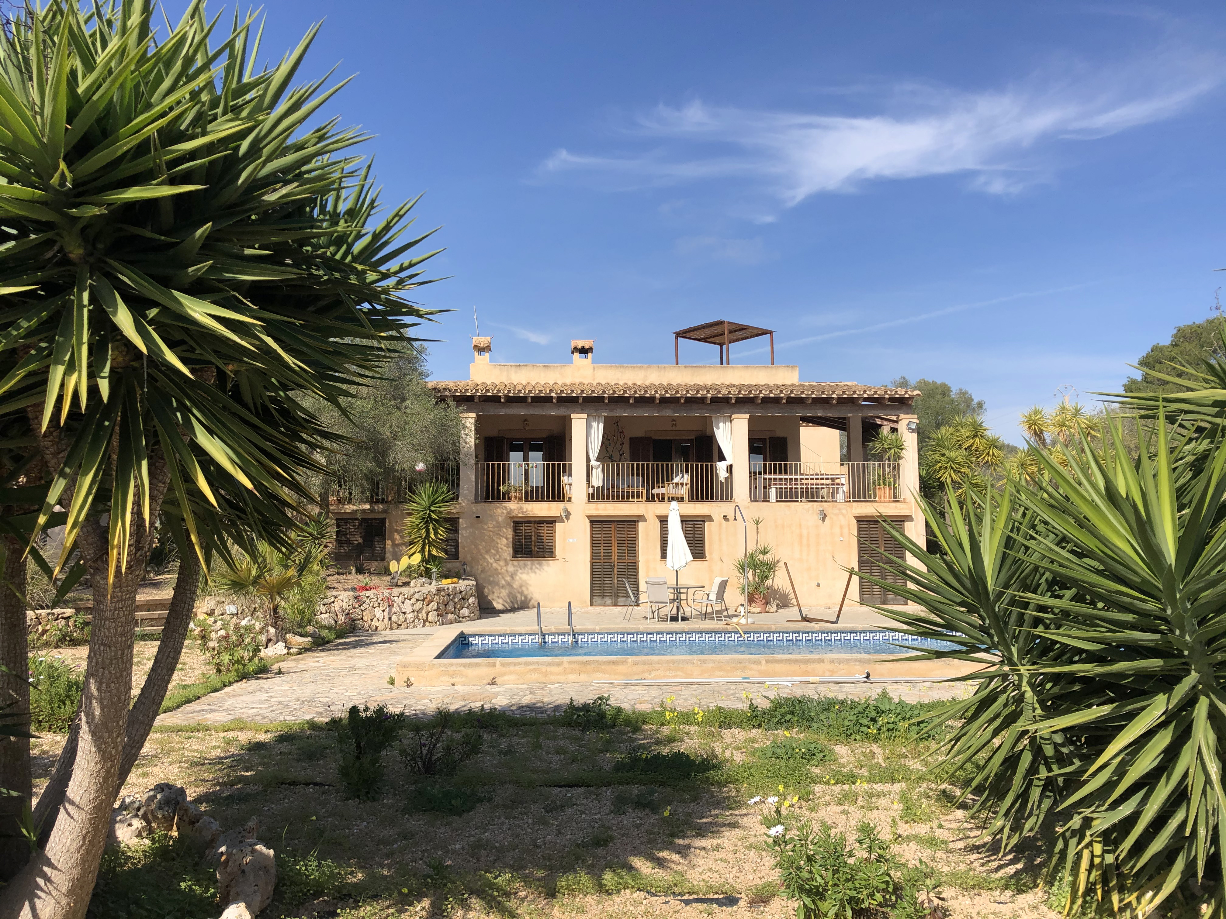 Pool und Garten auf Mallorca
